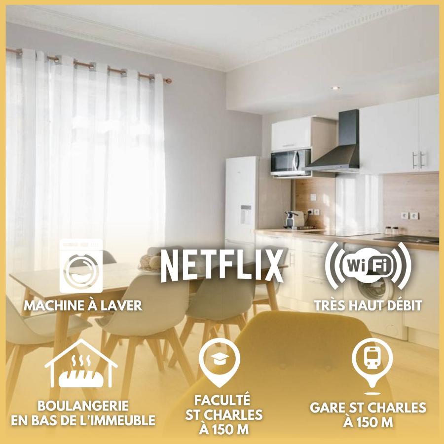 Apartament Flat Saint Charles Marsylia Zewnętrze zdjęcie